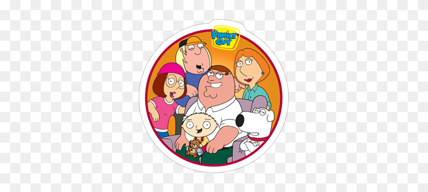 317x317 Family Guy Png Clipart Png Sticker - Family Guy PNG