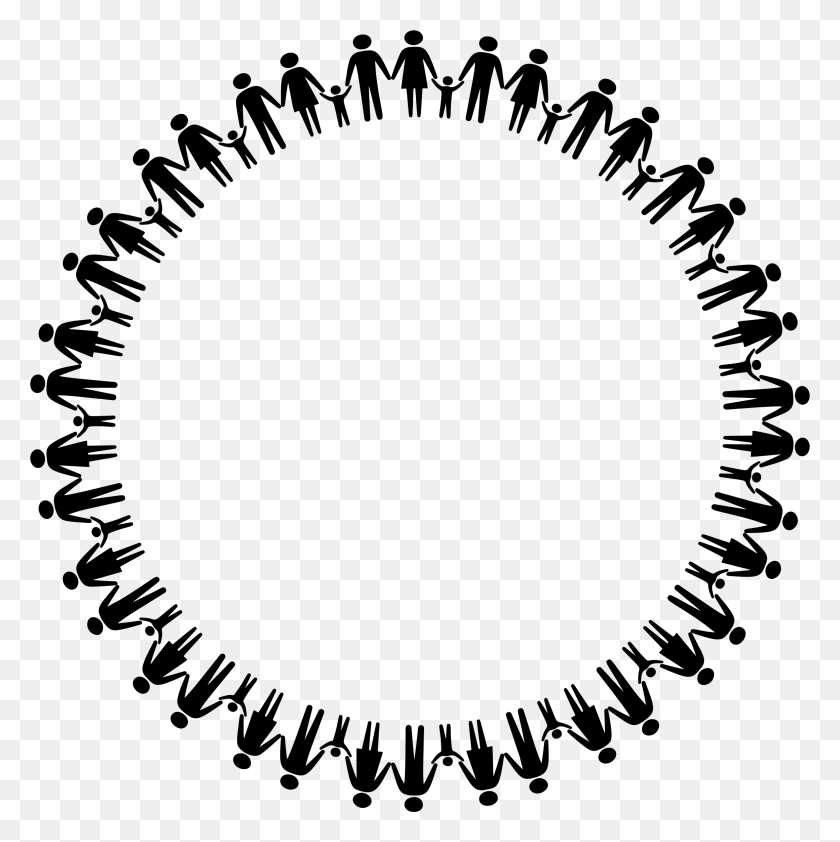 2320x2327 Family Holding Hands Circle Icons Png - Holding Hands PNG