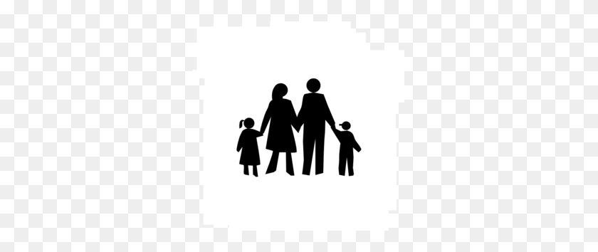 297x294 Family In Black Clip Art - Family Images Clip Art