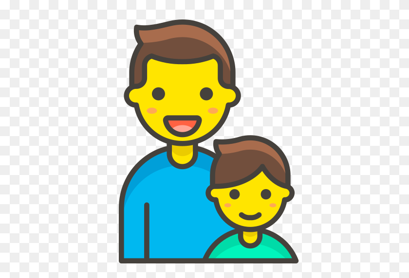 512x512 Family, Man, Boy Icon Free Of Free Vector Emoji - Family Emoji PNG