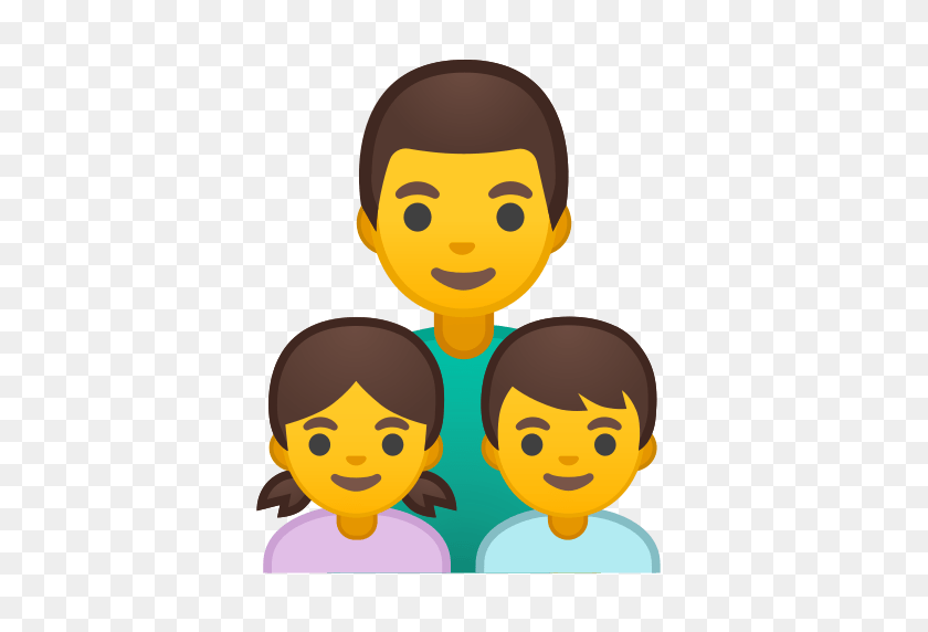 512x512 Hombre, Niña, Niño De Familia Emoji Significado E Imágenes - Familia Emoji Png