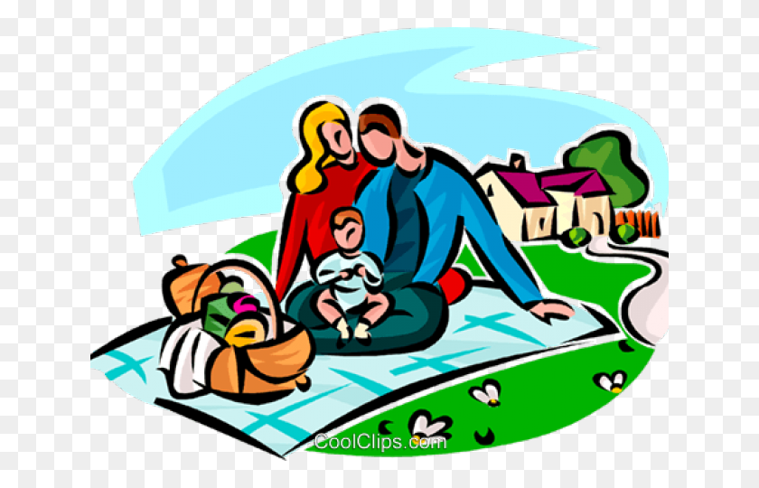 640x480 Семейный Пикник Клипарт - Картинки Для Пикника