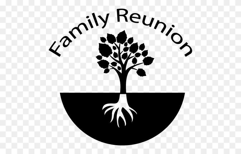 501x479 Family Reunion - Transparent Tree With Roots Clipart