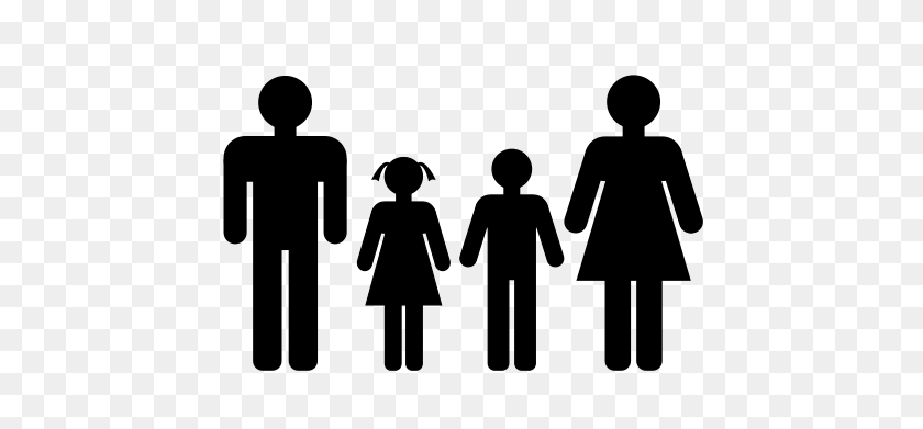 486x331 Family Silhouette - Family Silhouette PNG