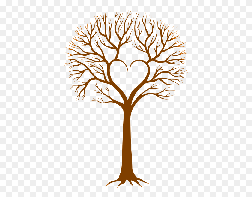 414x597 Идеи Рисования Генеалогического Древа - Рисунок Дерева Png