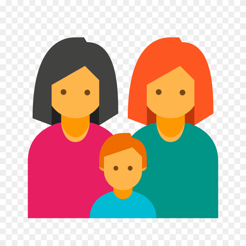 1600x1600 Family Two Women Icon - Family Icon PNG