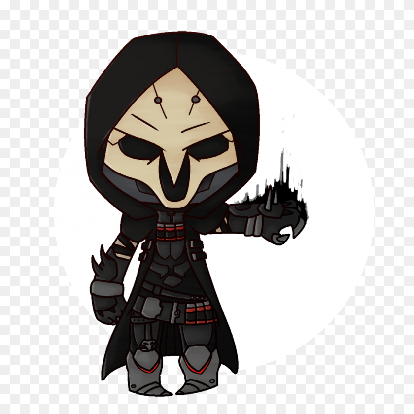 894x894 Fan Art Reaper - Reaper Overwatch PNG