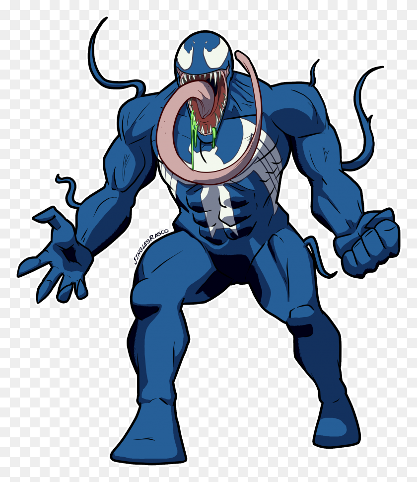 1914x2235 Fanart Desde Que Salió El Tráiler, Intenté Dibujar Venom Marvel - Veneno Png