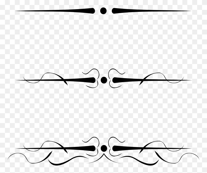 1629x1343 Fancy Black Line Clip Art - Clipart Lines And Bars