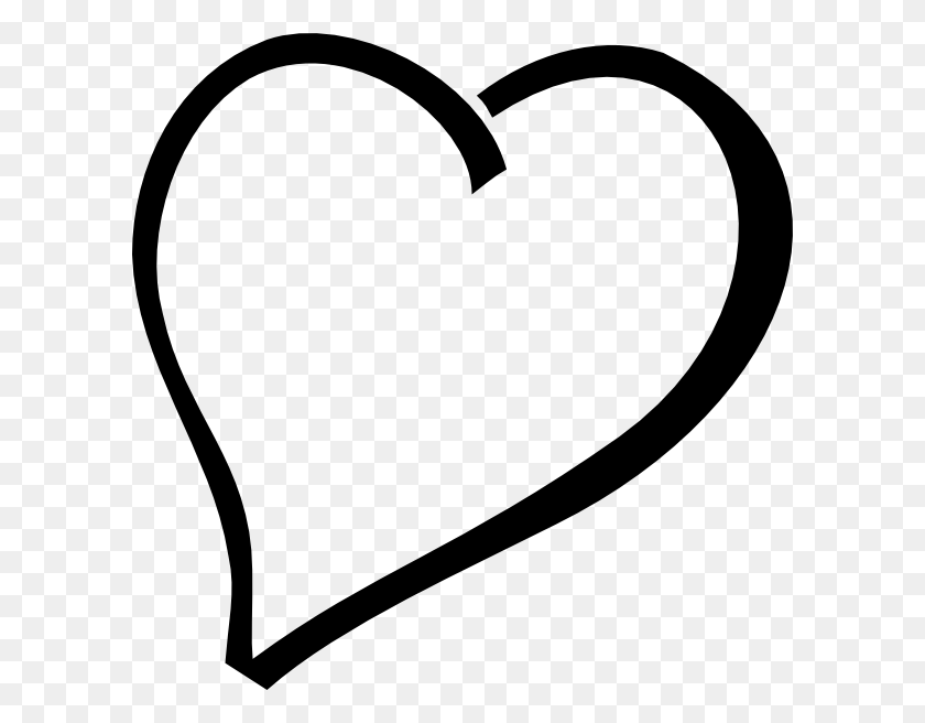 600x596 Необычные Сердечные Клипарты - Человеческое Сердце Клипарт Черно-Белое