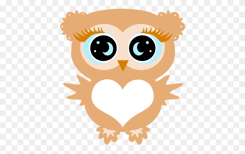 430x470 Fancy Lashed Owl In Colour Dpi Umay Graphics Clipart - Eyelashes Clipart PNG