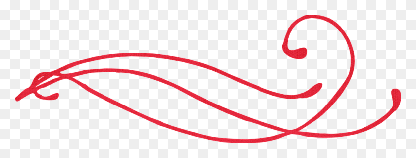 1023x340 Fancy Red Line Png Png Image - Red Lines PNG