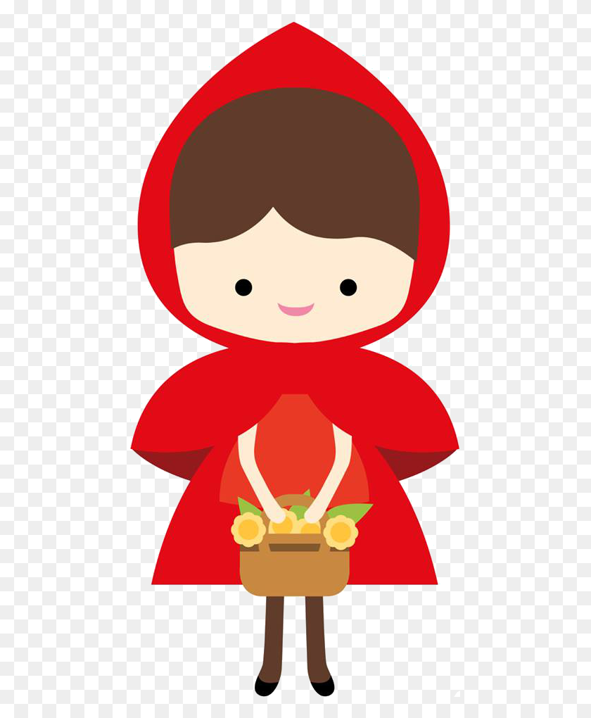 470x960 Fantoches Para Vermelho Scrapbooking Red - Red Riding Hood Clipart