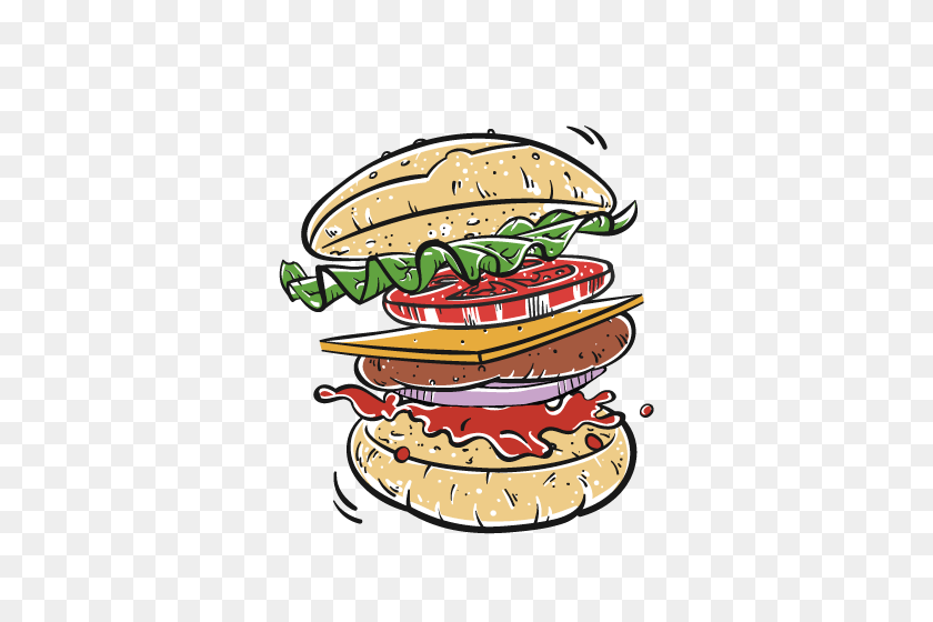 360x500 Faq - Burger Clipart PNG