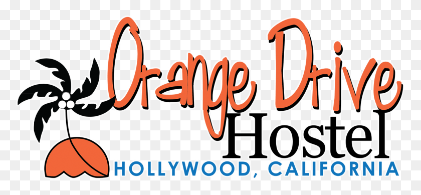 1232x520 Faq Orange Drive Hostel - Hollywood Sign PNG