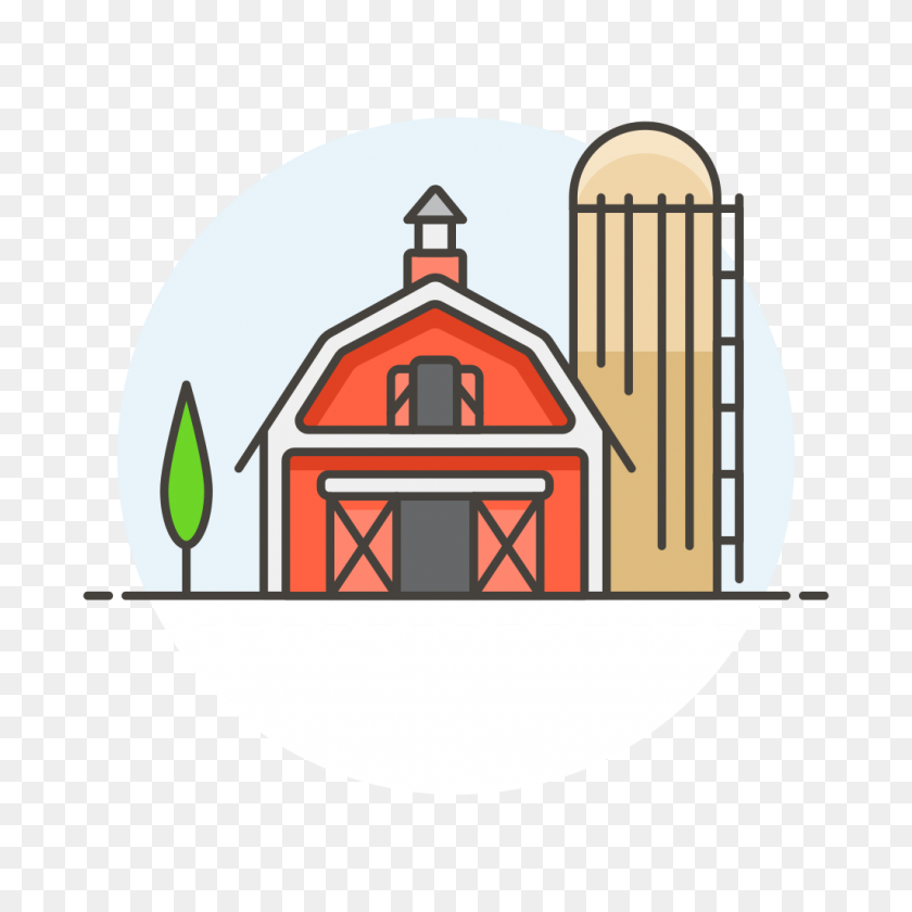 1024x1024 Farm Barn Icon Streamline Ux Free Iconset Simplificar Iconos - Granja Png