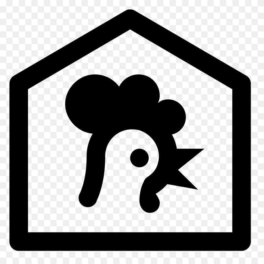 1600x1600 Farm House Icon - House Vector PNG