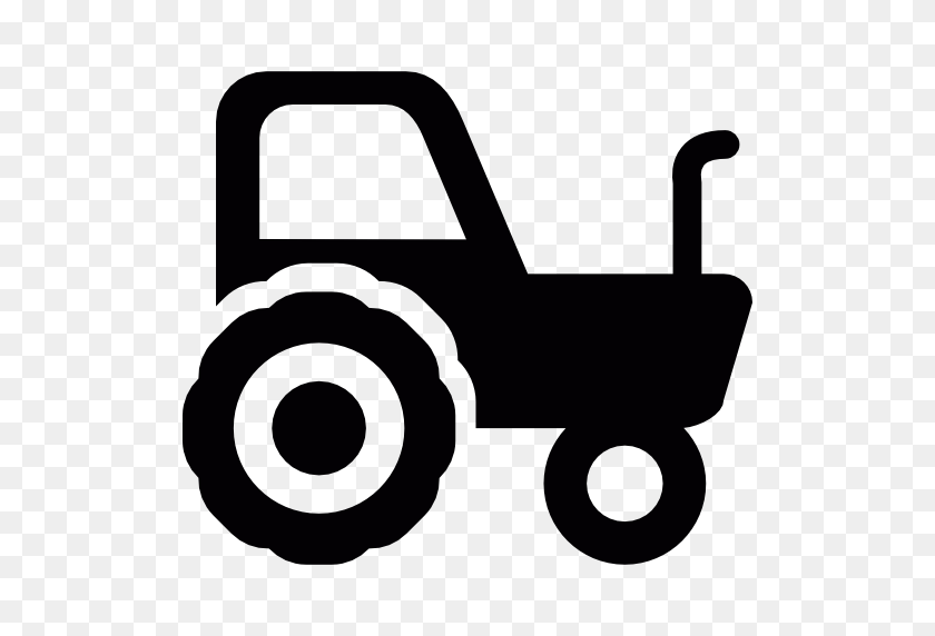 512x512 Farm Tractor - Tractor Tire Clipart
