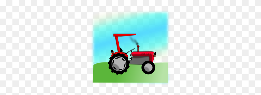 260x247 Farm Tractor Clip Art Clipart - Tractor Pull Clipart