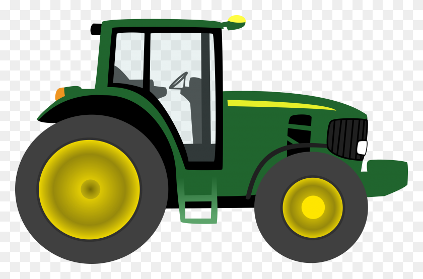 2400x1520 Сельскохозяйственный Трактор Клипарт Картинки - Ферма Забор Клипарт