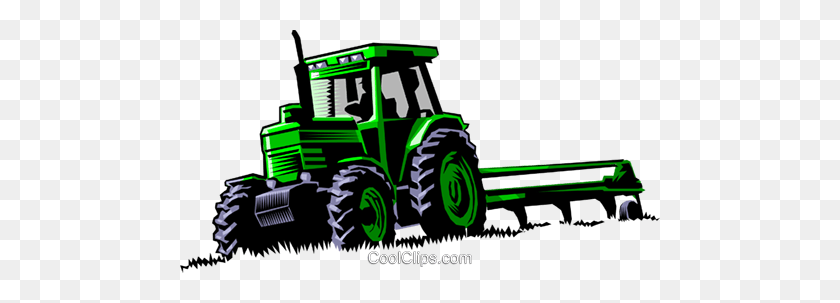 480x243 Farm Tractor Royalty Free Vector Clip Art Illustration - Tractor Tire Clipart