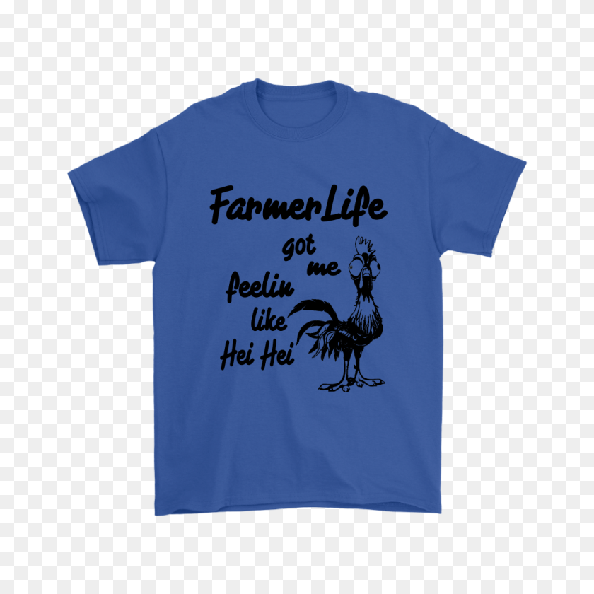 1024x1024 Farmer Life Got Me Feelin Like Hei Hei Moana Películas Camisas - Moana Png