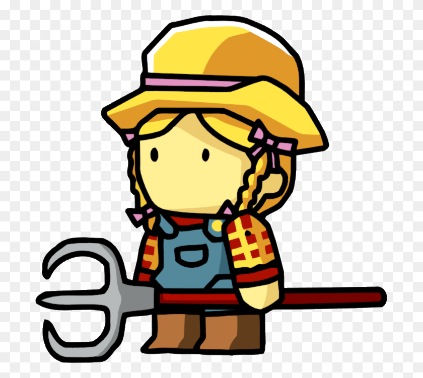 699x691 Farmer Png Image - Crops Clipart