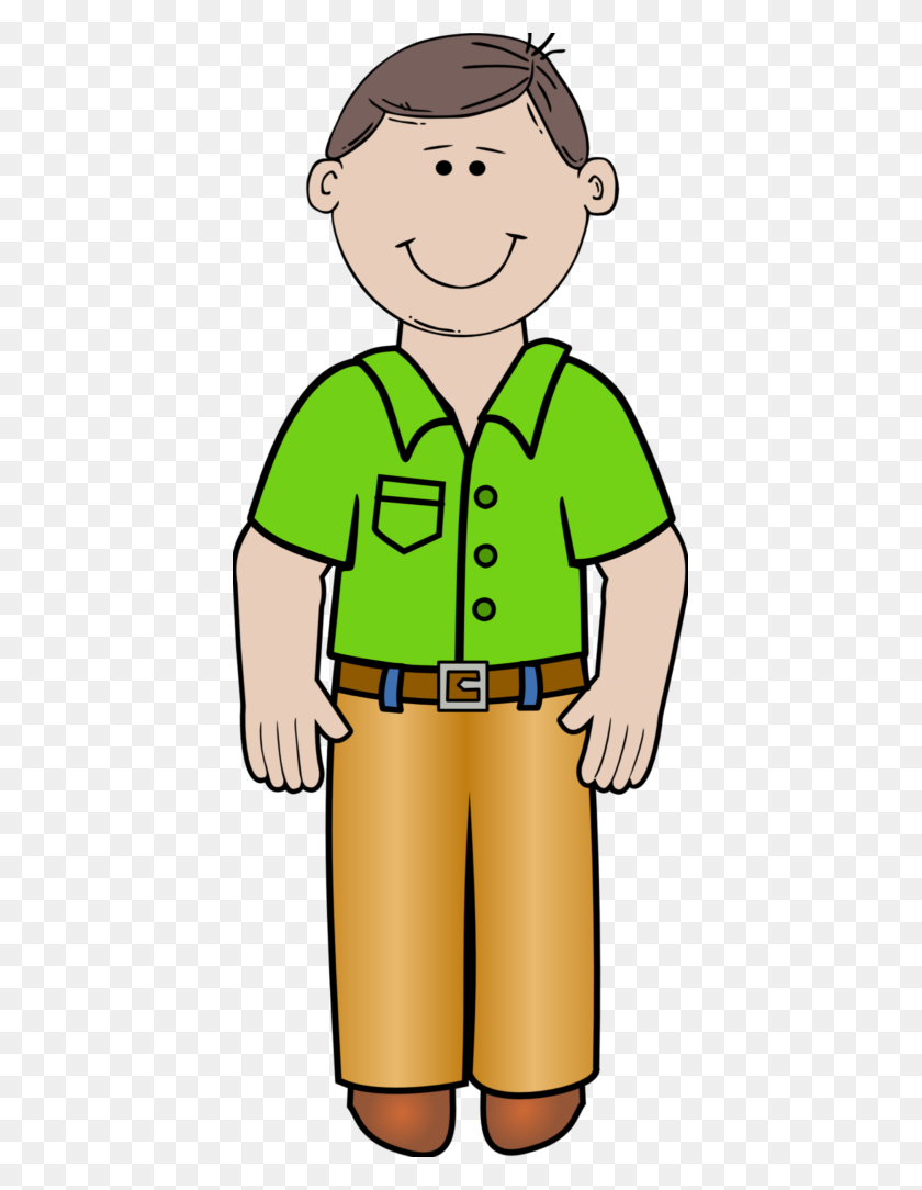 415x1024 Fartherer Clipart Normal Person Clip Art People Standing - Professions Clipart