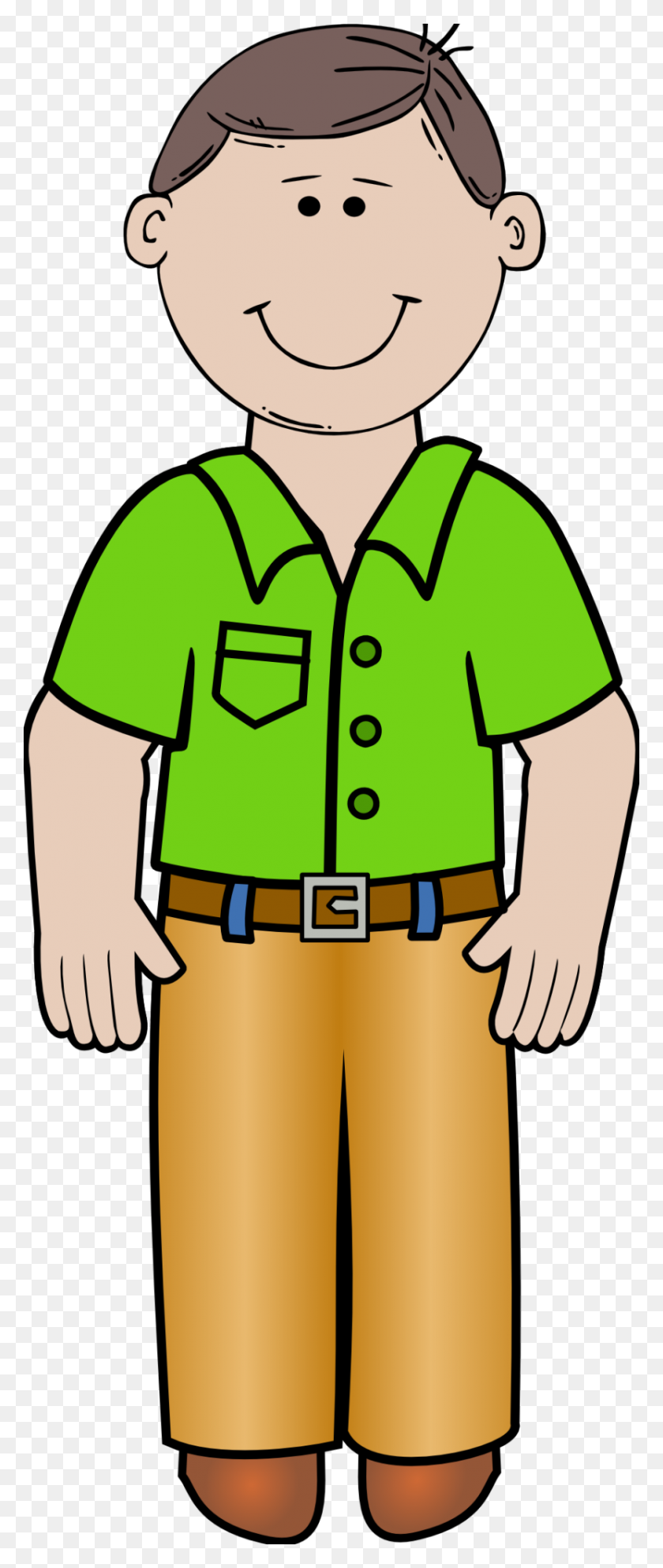 830x2049 Fartherer Clipart Normal Person Clip Art People Standing - Gym Teacher Clipart