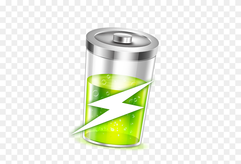 512x512 Fast Battery Charger Icon - Battery PNG