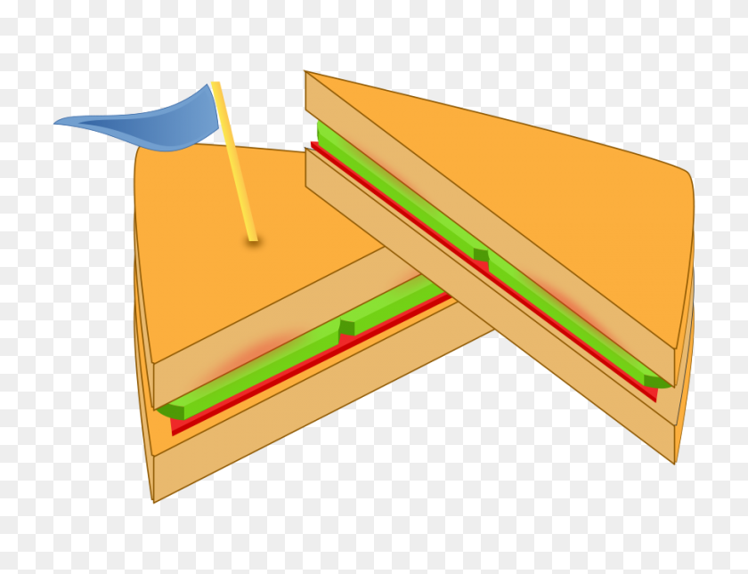 900x675 Fast Food, Breakfast, Sub Sandwich Clipart, Vector Clip Art Online - Sandwich Clipart
