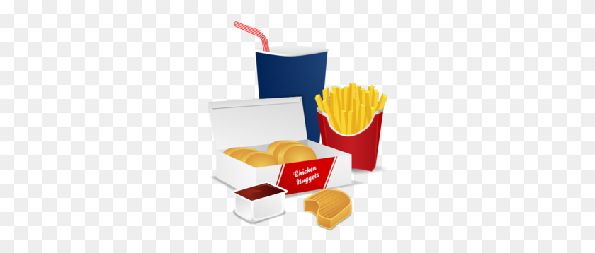 258x298 Fast Food Clip Art - Meal Clipart