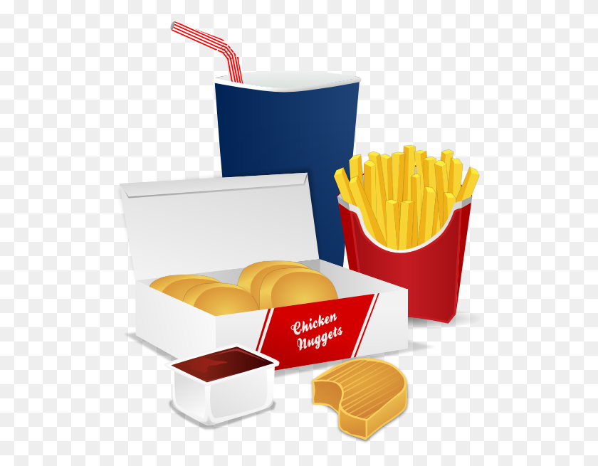 516x595 Fast Food Clip Art - Junk Food Clipart