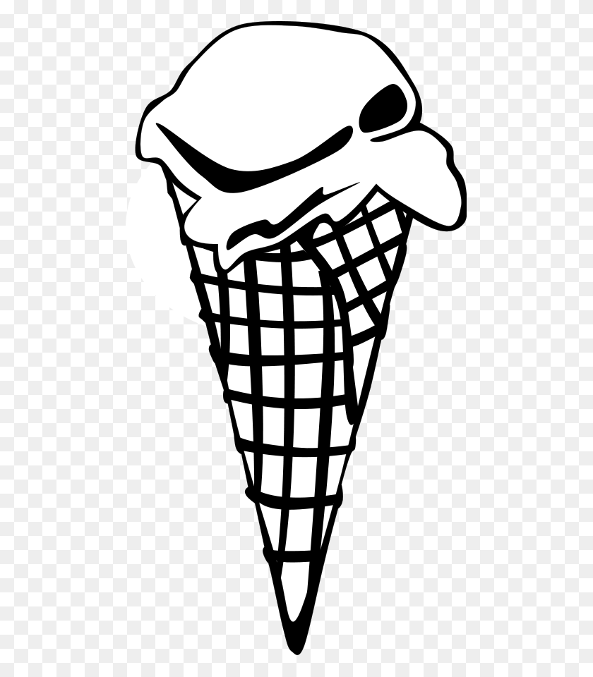 483x900 Fast Food, Desserts, Ice Cream Cones, Waffle, Single Clipart Png - Waffle Cone Clip Art