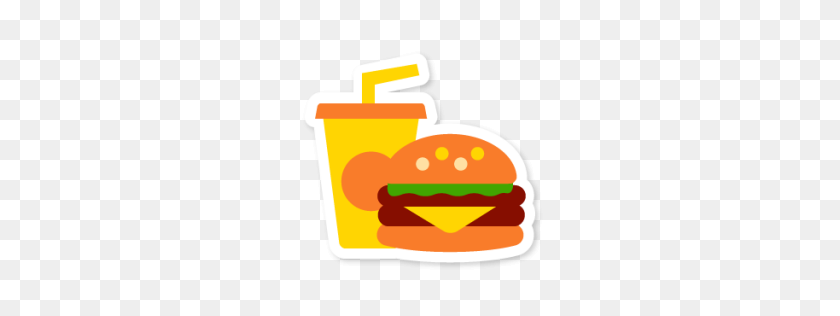 256x256 Fast Food Icon Swarm App Sticker Iconset Sonya - Food Icon PNG