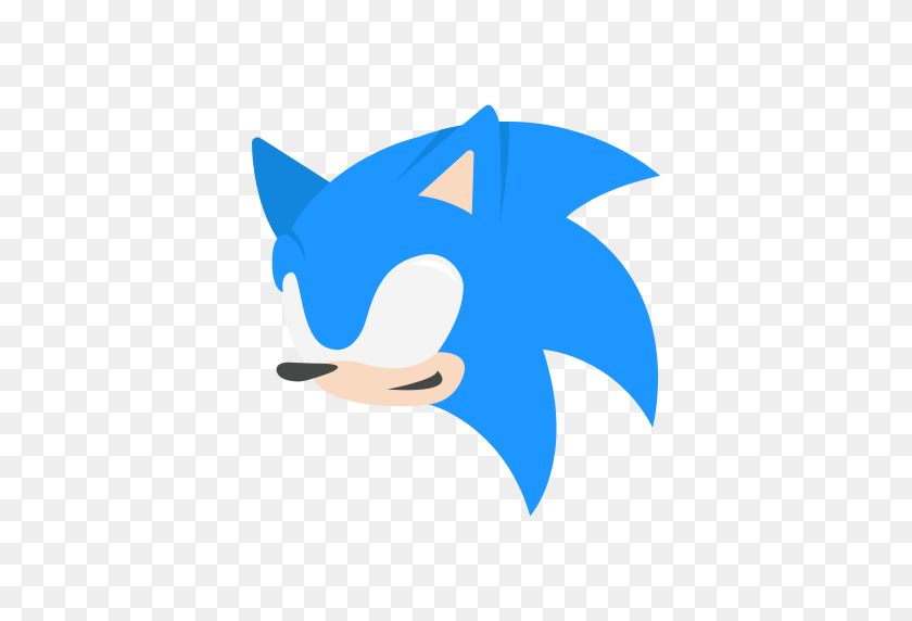 512x512 Fast, Sega, Sonic, Sonic The Hedgehog Icon - Sega PNG