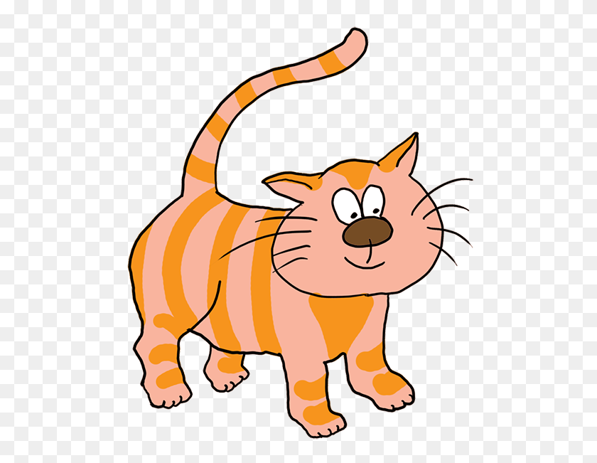 518x591 Fat Cat Clipart Group With Items - Mean Cat Clipart