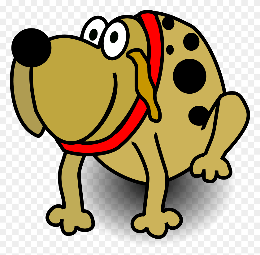 778x765 Fat Dog Cartoon Png - Fat Dog Clipart