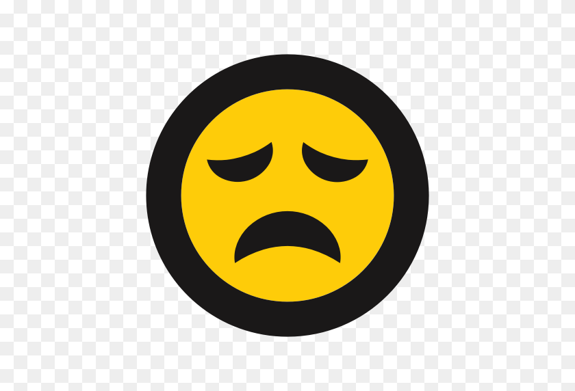 512x512 Толстое Лицо Набор Иконок Иконок Бесплатно - Смущенный Emoji Png