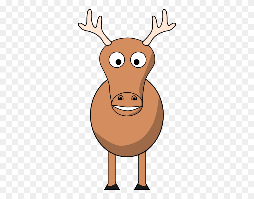 324x599 Fat Reindeer Cliparts - Fat People Clipart