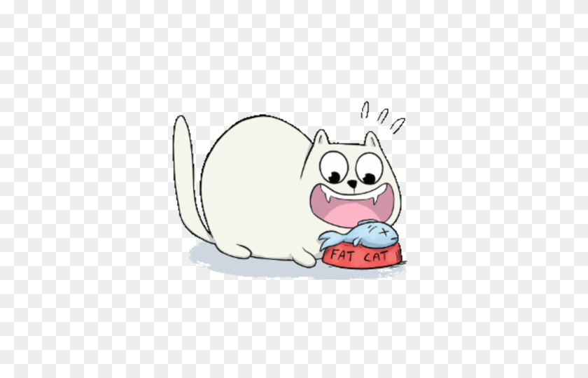 480x480 Fatcat Eating - Eating PNG