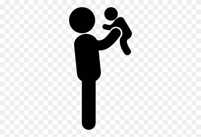 512x512 Father Lifting His Baby Png - Father PNG