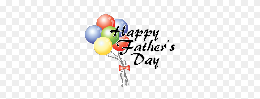 300x262 Fathers Day Balloons - Fathers Day Clipart