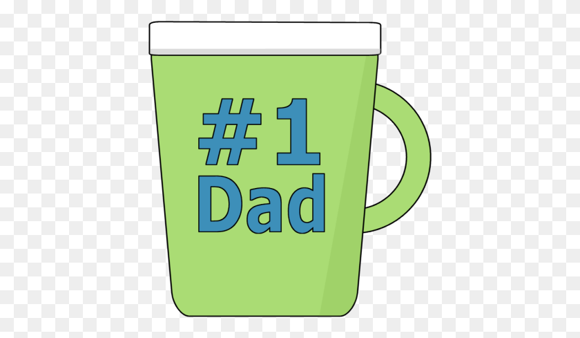 410x429 Fathers Day Father'day Clip Art Images - Coffee Clipart Transparent Background