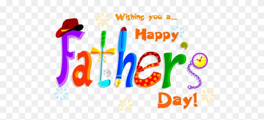 520x323 Fathers Day Transparent Png - Free Happy Fathers Day Clipart