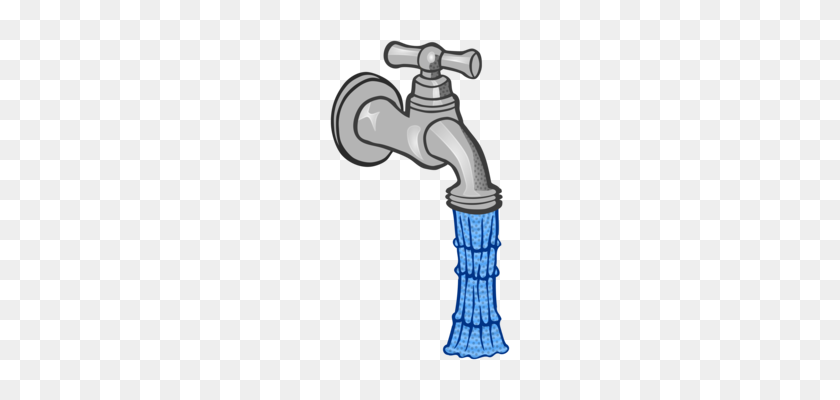 200x340 Faucet Handles Controls Water Pipe Tap Water - Water Hose Clipart