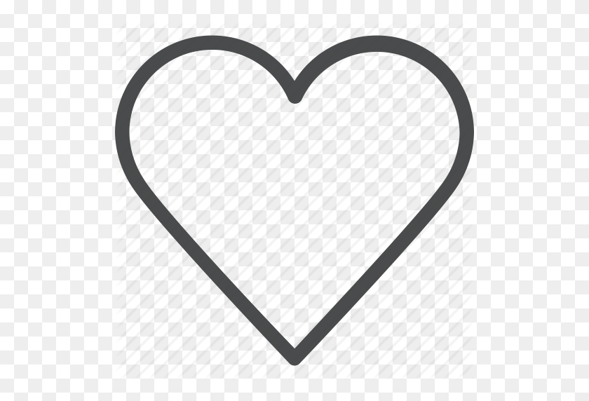 512x512 Favorite, Heart, Like, Love, Romance, Valentines Icon - Horseshoe Heart Clipart