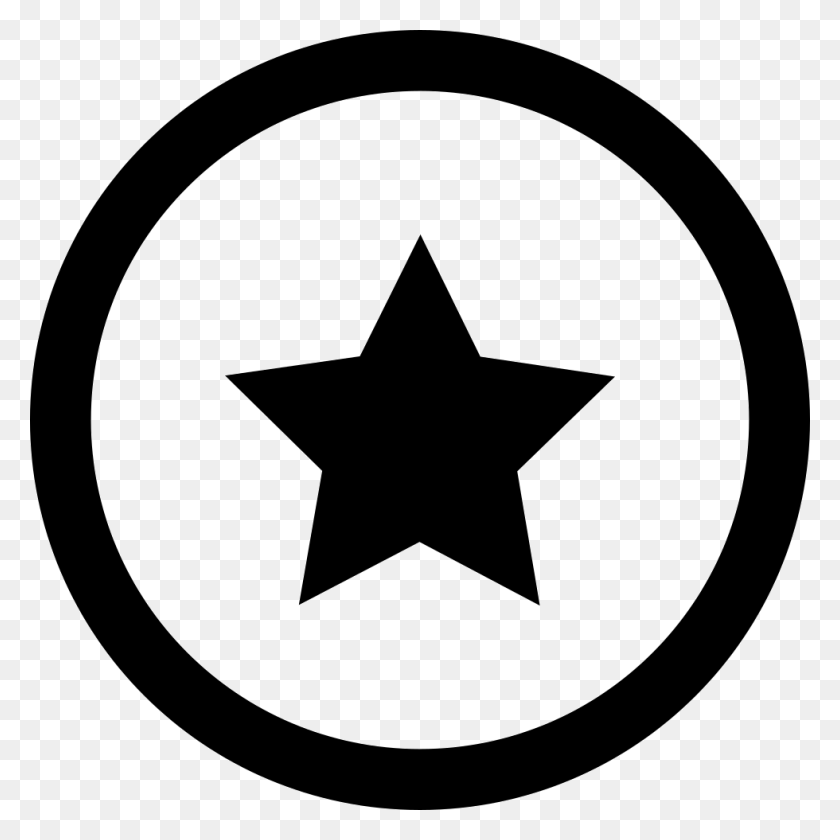 980x980 Favorite Star Circular Interface Button Png Icon Free Download - Star Circle PNG