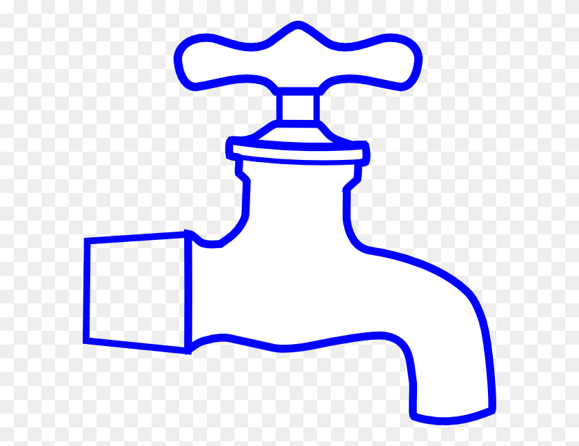600x587 Fawcet Clipart Sink Faucet - Bath Tub Clip Art