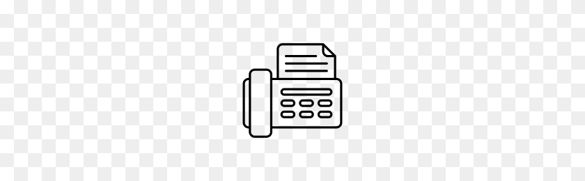 200x200 Fax Machine Icons Noun Project - Fax Icon PNG